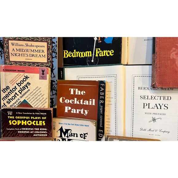 23 Vintage Classic Play Scripts & Anthologies, Hardcovers, Softcovers, Complete - Picture 4 of 9